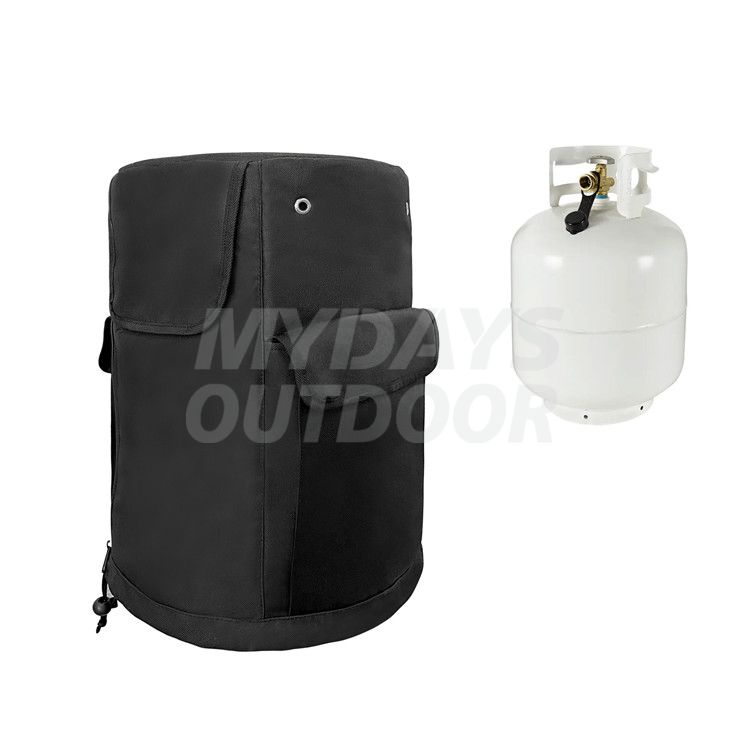 Water & Wear-Resistant Propane Gas Tank Cover with Side Flip Flap MDSGC-29