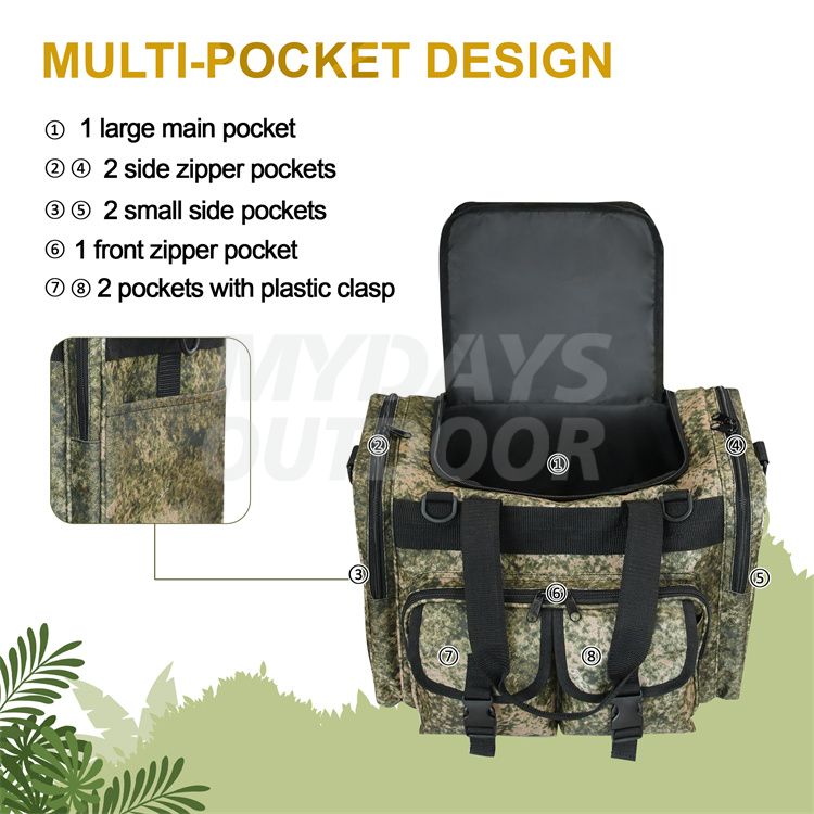 Water-Resistant Fishing Tackle Storage Bag MDSFT-9