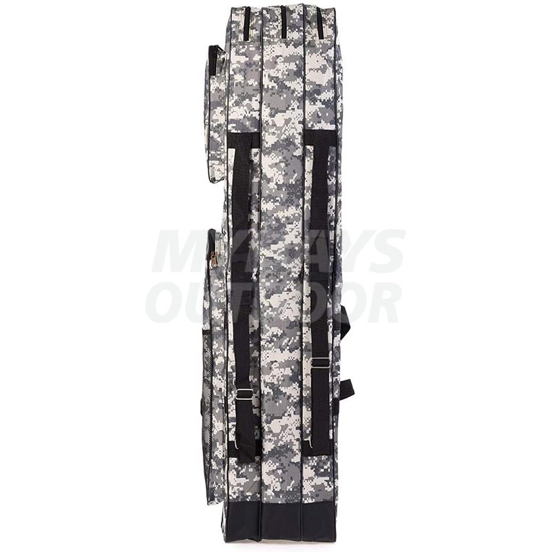 Portable Canvas Folding Fishing Rod Bag Case Fishing Gear Tackle Carry Cases MDSFR-6