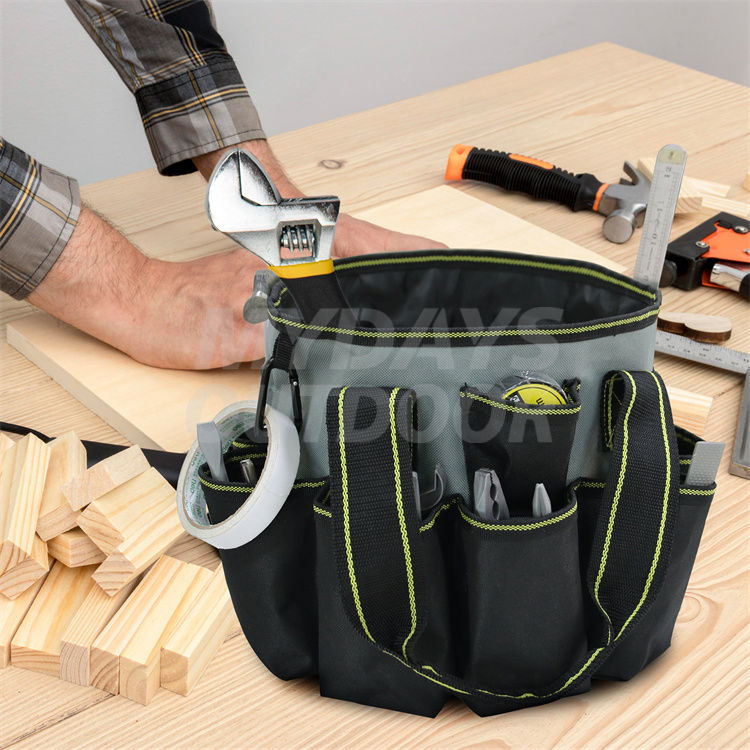 Garden Tools Bucket Bag With Pockets Tool Organizer MDSGG-10