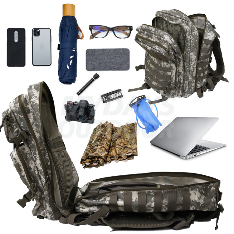  Military Molle Wireless Charging Tactical Backpack for Outdoor Hunting Camping Hiking MDSHB-8