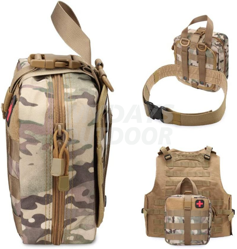 Tactical Medical First Aid Pouch Multi Pocket Lightweight Med Bag MDSTA-17