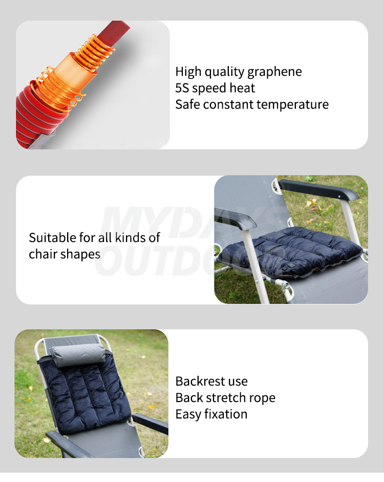  Waterproof Washable USB Power Warm Heating Seat Pad MDSCS-26