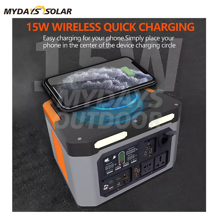 Solar Generator Battery Charger Portable Solar Power Station Outdoor Energy Power Bank Supply MDSO-6