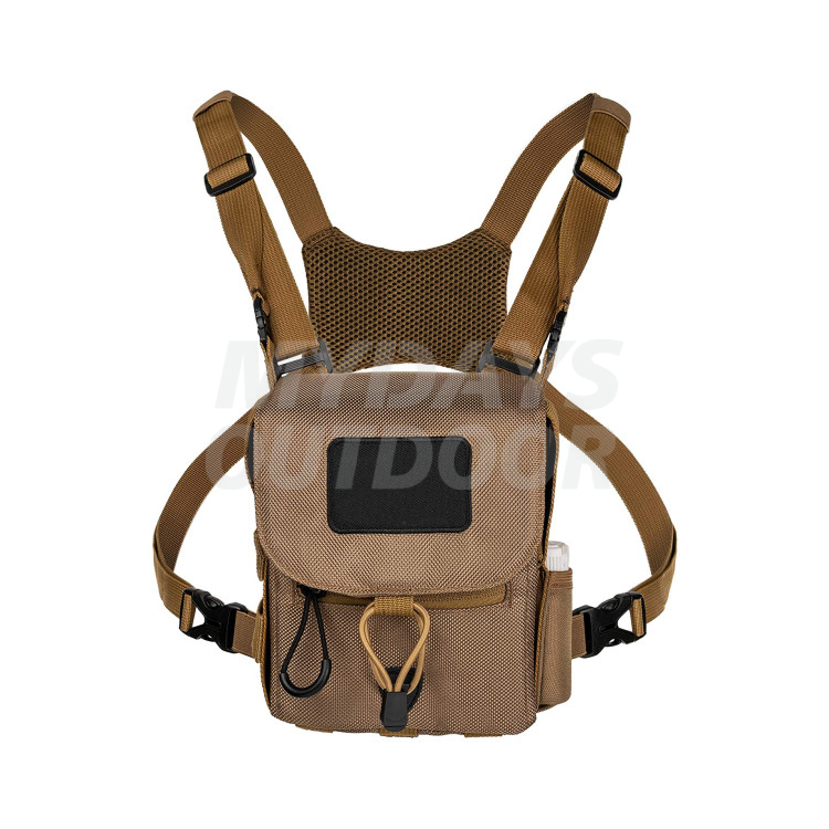 Outdoor Binocular Harness Chest Pack Detachable Molle Compartments Camouflage for Hunting MDSHA-2