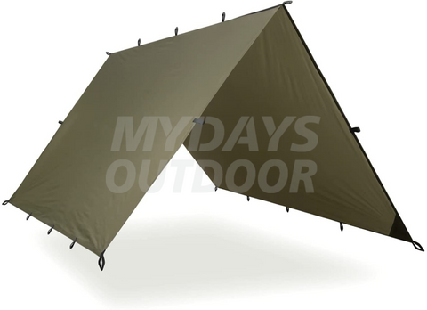 Tarp 100% vanntett Ultralett Ripstop Nylon Backpacking Rain MDSCT-1