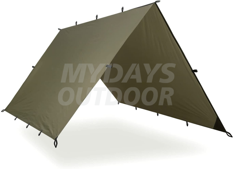 Tarp 100% Waterproof Ultralight Ripstop Nylon Backpacking Rain MDSCT-1