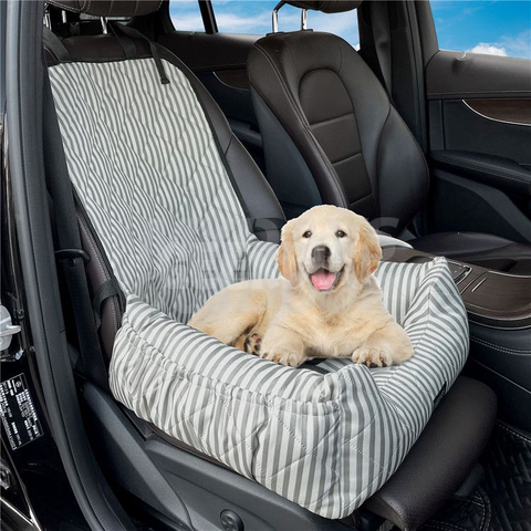 Booster de siège de voiture pour animaux de compagnie lavable avec laisse de sécurité MDSZK-001