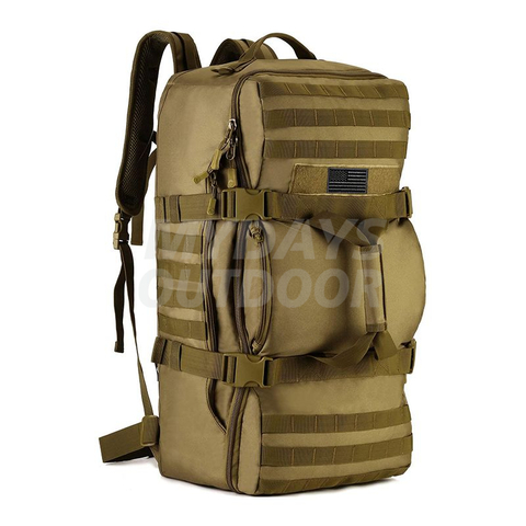Tactical Travel Ryggsäck 60L Military Molle Duffel Bag (Rain Cover & Patch ingår) MDSHD-5