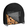 Firewood Log Hoop Cover Outdoor Waterproof Log Rack Cover Windproof Dry Wood Pile Holder Storage Tarp MDSGC-1