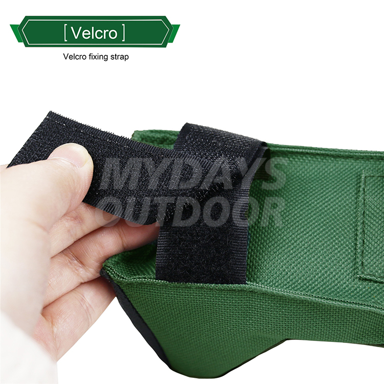 Narrow Front Rest Bag with Durable Construction and Hook and Loop Straps for Outdoor Shooting and Hunting MDSHT-3