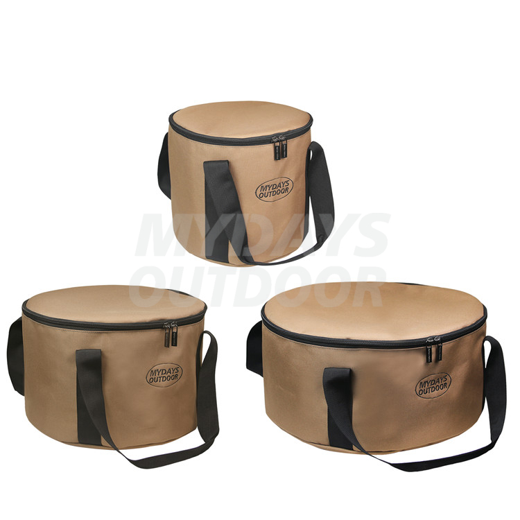 Portable Dust-proof Waterproof Reusable Collapsible Camping Pot Storage Bag MDSCO-14