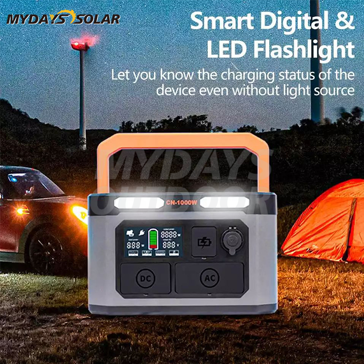 Solar Generator Battery Charger Portable Solar Power Station Outdoor Energy Power Bank Supply MDSO-6