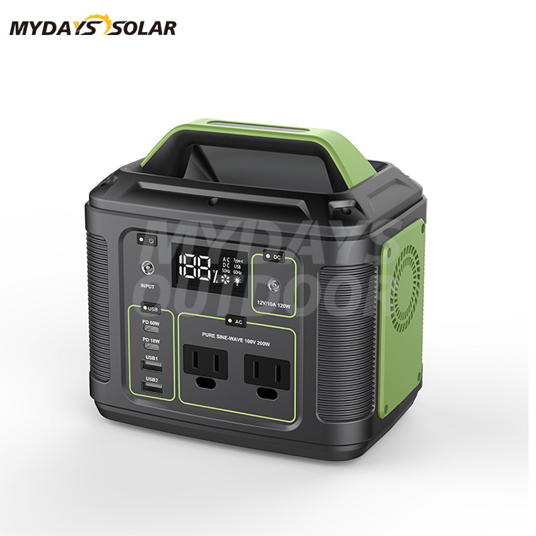 Outdoor Mini Magnetic Mobile Fast PD Battery Charger 200W Portable Power Station for Camping Emergency MDSO-15