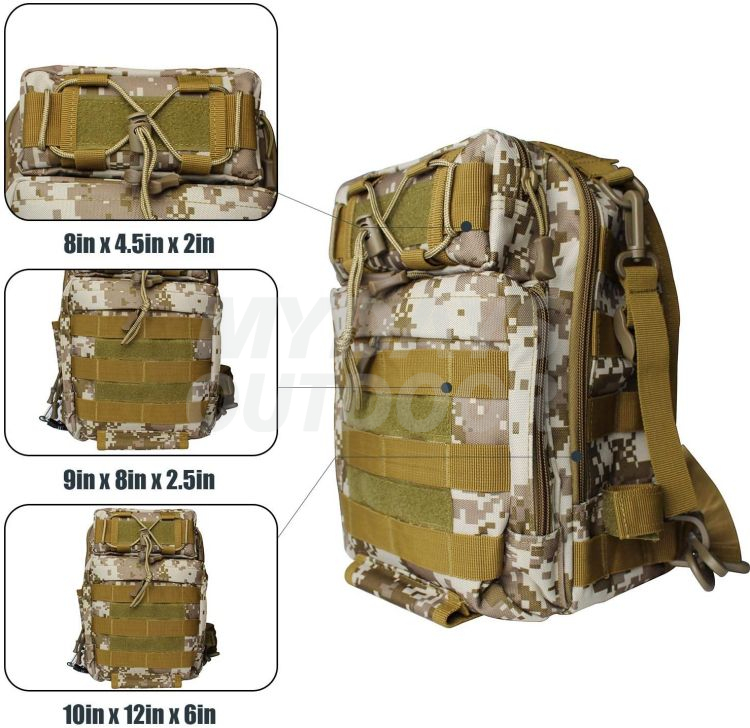 Water-Resistant Fishing Backpacks Fishing Bait Bag Storage Gear Bag MDSFB-3
