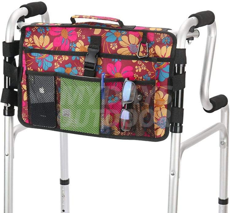 Water Resistant Tote Folding Walker Bag-Double Sided Walker Pouch with 9 Pockets for Large Capacity MDSOW-4- Mydays Outdoor