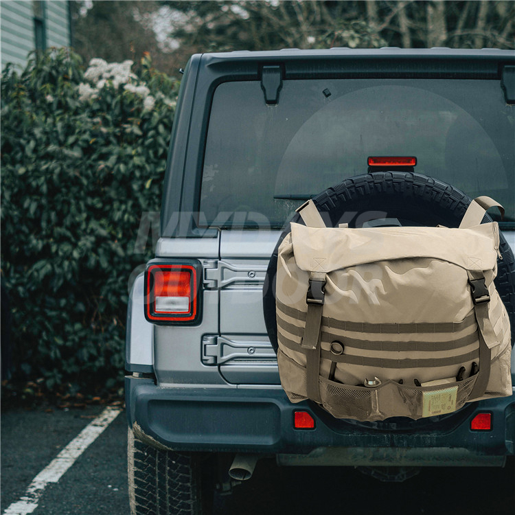 Spare Tire Storage Bag Large Capacity SUV Spare Tire Trash Bag Heavy Duty Oxford Fabric Organizer MDSOC-3