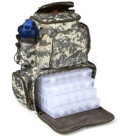 Didelė saugykla žvejybai lauke Kuprinės, skirtos žvejybai su mumis, MDSFB-1 