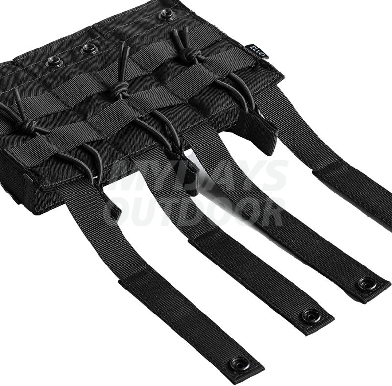 Open-Top Molle Double/Triple Magazine Tactical Mag Pouch for Rifle and Pistol MDSTA-9