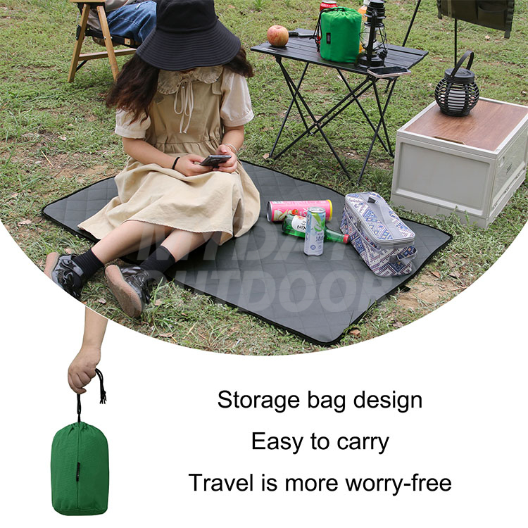 Multi-functional Waxed Canvas Camping Floor Mat MDSCM-29