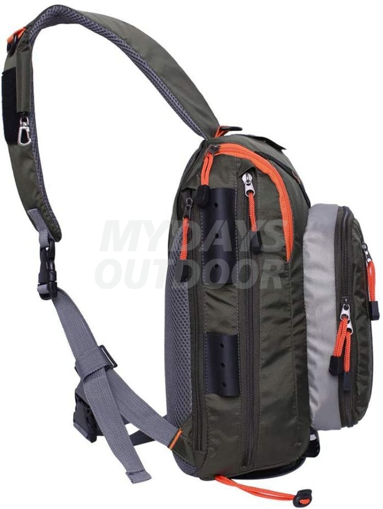 Fishing Sling Packs Fly Fishing Gear Bag Tackle Storage Shoulder Bag MDSFS-2 