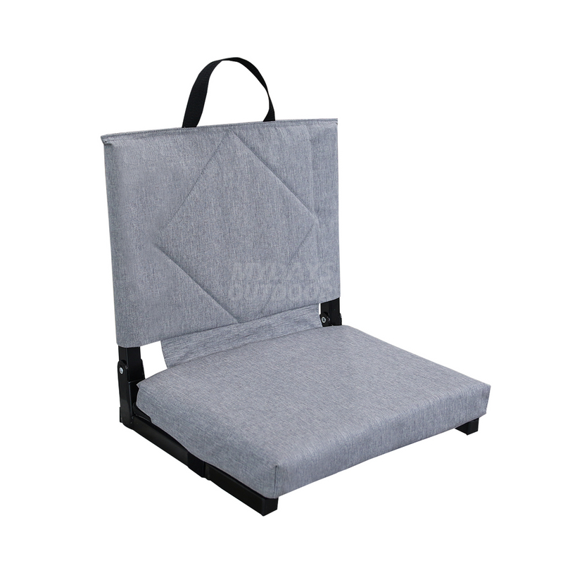 Custom Wide Portable Steel Stadium Seat Cushion with Back Support MDSCS