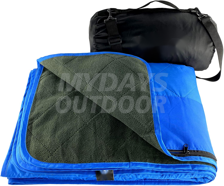 Large Waterproof Windproof Extra Thick Quilted Fleece Stadium Blanket Camping Mats MDSCM-2