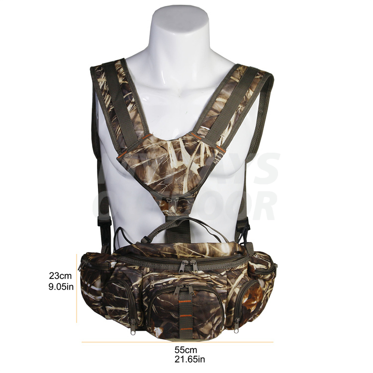 Hunting Camo Fanny Pack with with Shoulder Straps MDSHF4 Mydays Outdoor