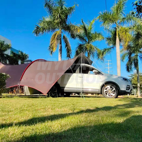 Oxford UV50+ stoff campingbil telt camping tarp for 8 personer MDSCT-4