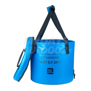 Collapsible Bucket with Lid Portable Folding Water Bucket Wash Basin MDSCD-4
