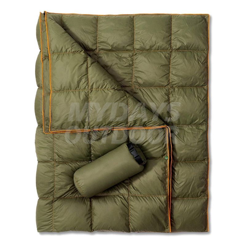 Puffy Down Camping Blanket - 650 Fill Power Water-Resistant Backpacking Quilt MDSCM-5