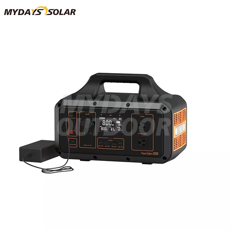 Portable Power Station 1021Wh - Solar Generator 1000W Backup Power Supply Battery MDSO-2