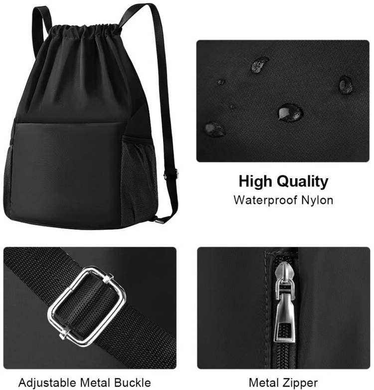 Gym Backpack String Bag with Shoe Compartment MDSSB3 Mydays Outdoor