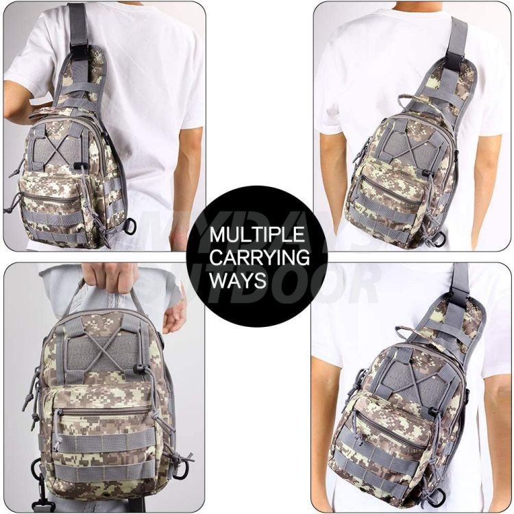 Water Resistant Sling Backpack Outdoor Tactical Shoulder Bag MDSHS-2