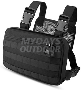 Molle Radio Chest Bag Tactical Chest Rig for Two Way Radio Walkie Talkies MDSSC-4