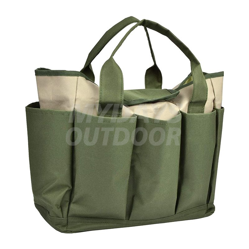 Canvas Garden Tool Bag Gardening Storage Tote Garden Plant Tool Set Store Content Bag MDSGG-6