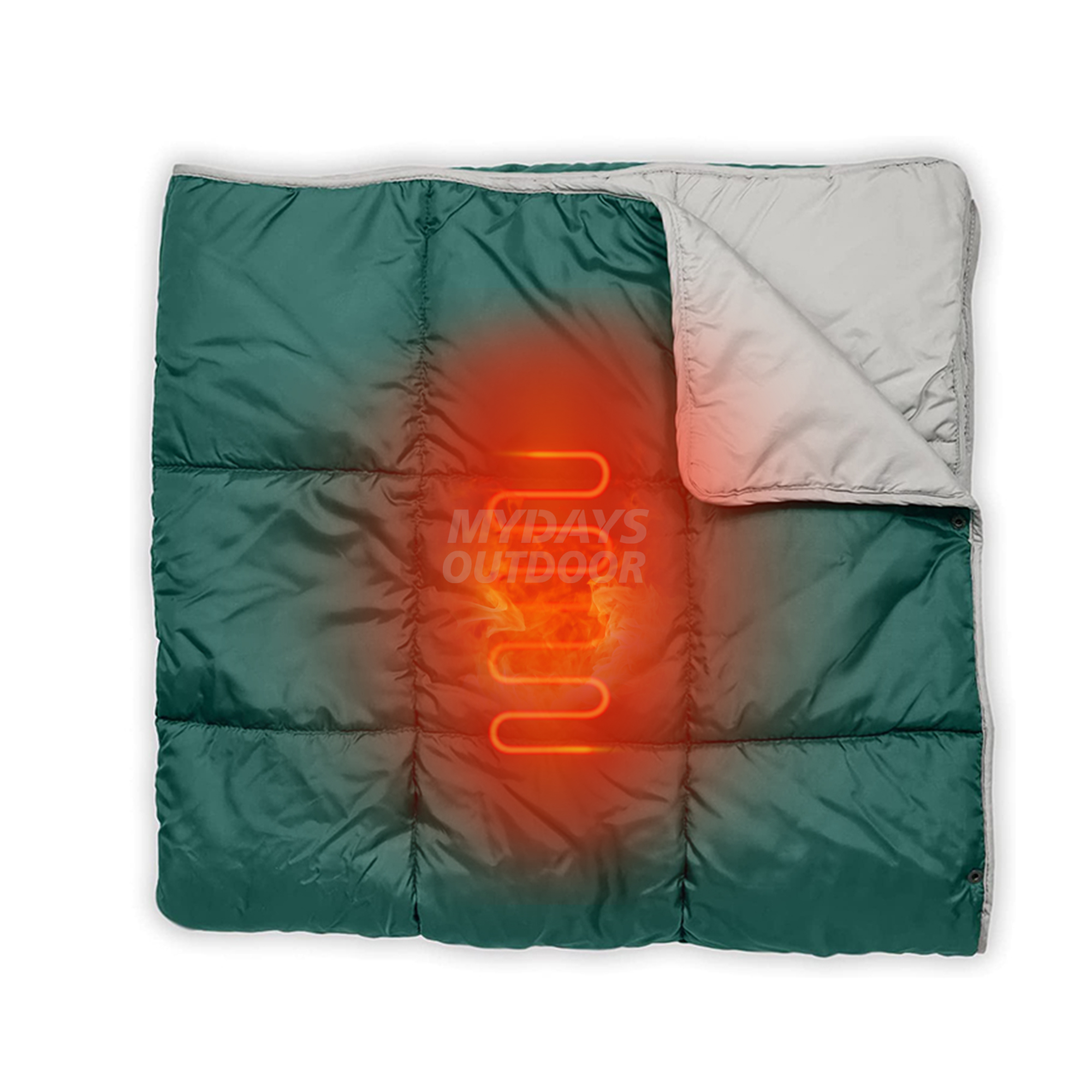 Heated Ultra-Portable Outdoor Camping Blanket - Windproof Warm MDSCL-6-H