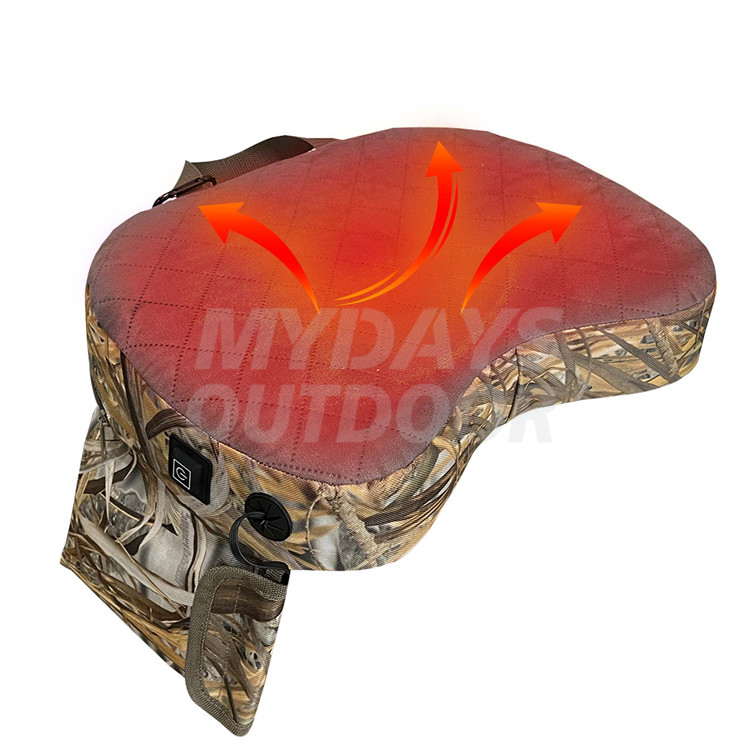 Heated Concave Camouflage Hunting Seat Cushion MDSCS-23-H