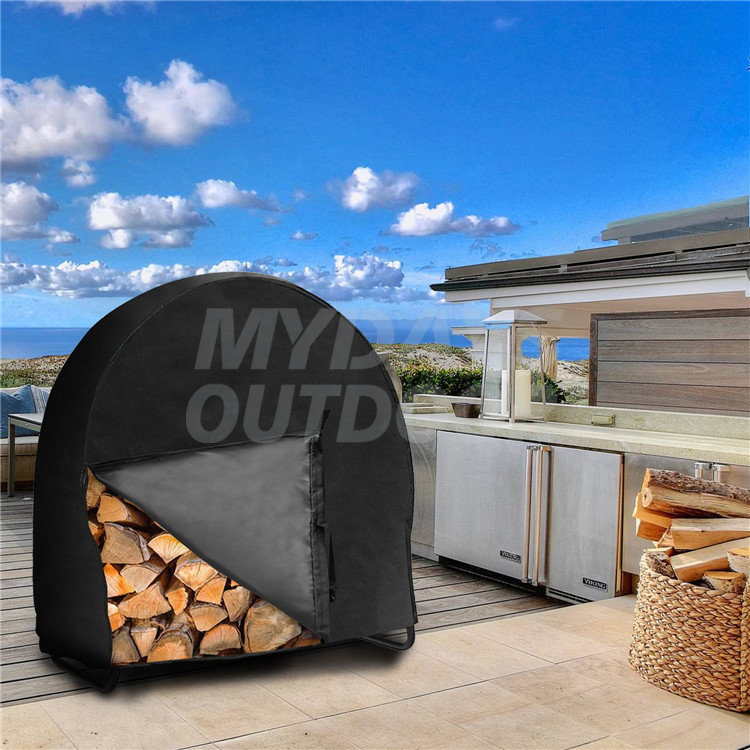 Firewood Log Hoop Cover Outdoor Log Rack Cover MDSGC-1