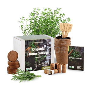 DIY Kitchen Grow Kit Indoor Herb Garden Starter Kit